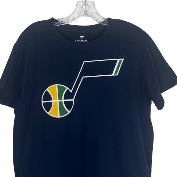 Utah Jazz Donovan Mitchell Fanatics Tshirt NBA Basketball Medium Blue - Picture 3 of 5